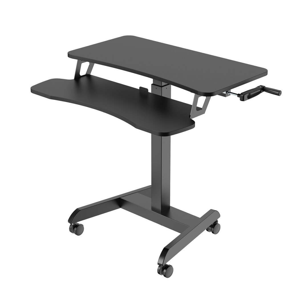 Updesk High Handkurbel | | Sitz-Steh-Schreibtisch - Schreibtischerhöhung für Onlineshop Aktivmöbel