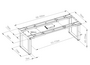 OLeg | Elektrischer Sitz-Steh-Schreibtisch / Tisch